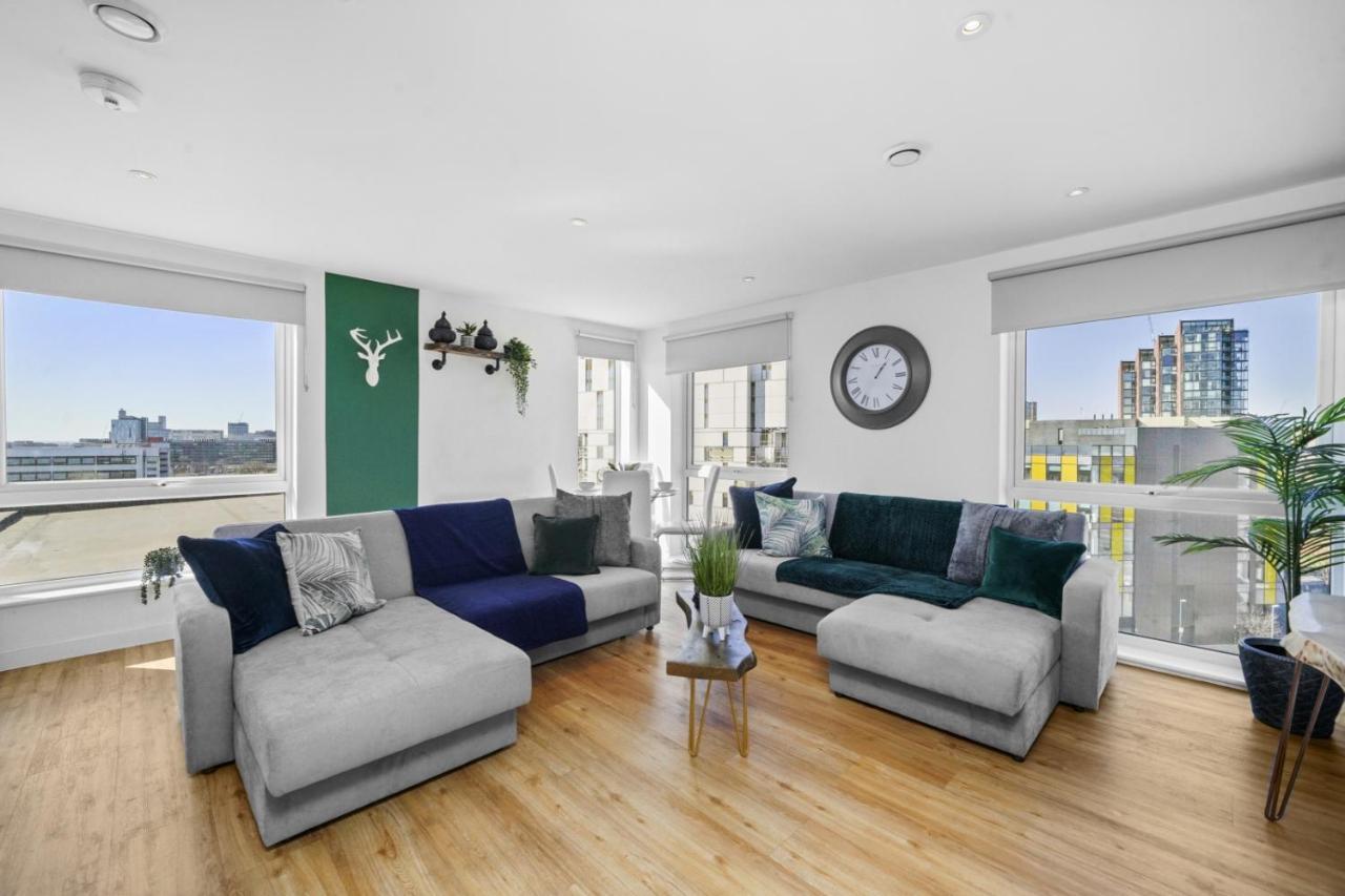 Stunning City Centre Penthouse - Sleeps 10 - Parking Manchester Eksteriør billede