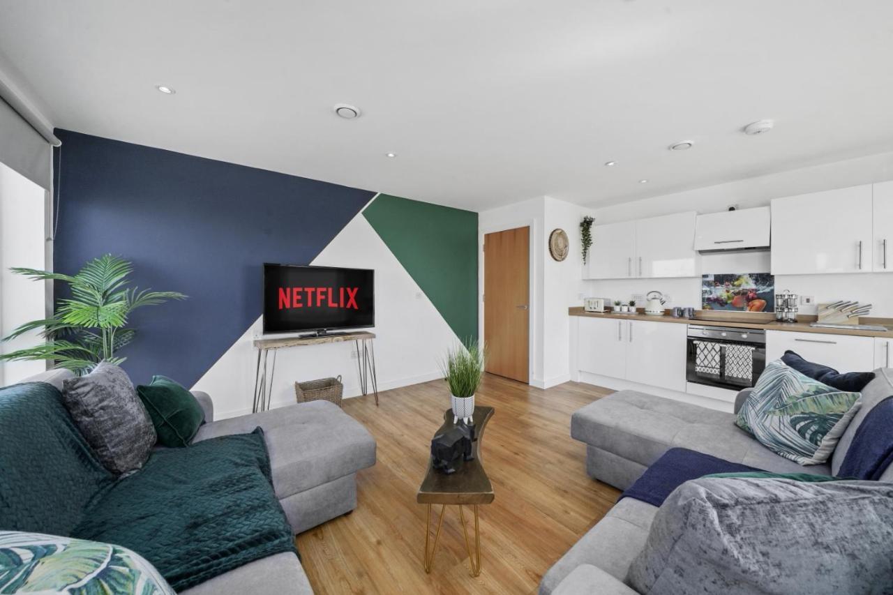 Stunning City Centre Penthouse - Sleeps 10 - Parking Manchester Eksteriør billede