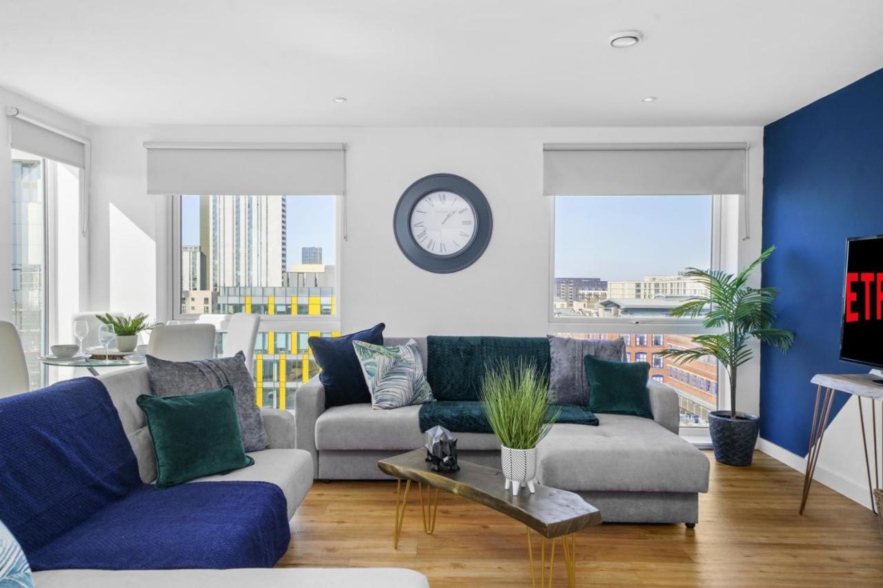 Stunning City Centre Penthouse - Sleeps 10 - Parking Manchester Eksteriør billede